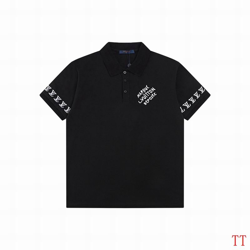 Wholesale High-quality Cheap LV Short Sleeve Lapel Replica Designer T Shirts for sale