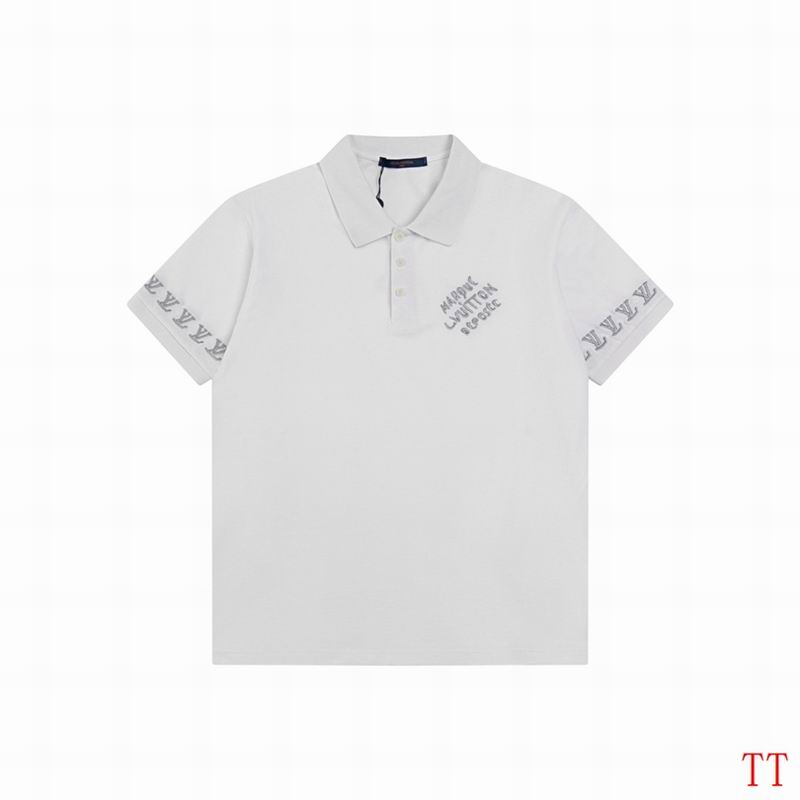 Wholesale High-quality Cheap LV Short Sleeve Lapel Replica Designer T Shirts for sale