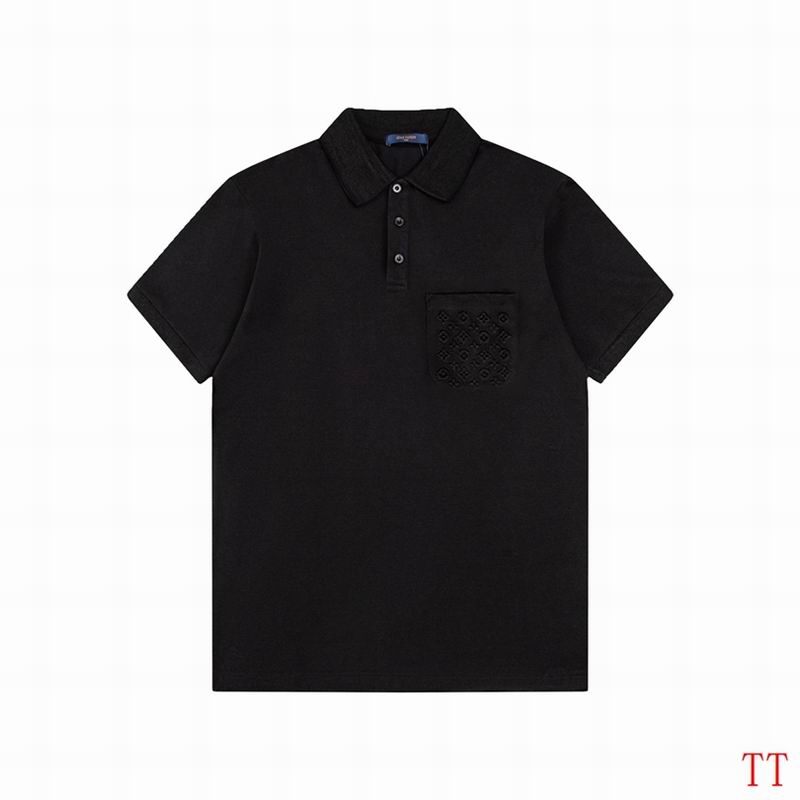 Wholesale High-quality Cheap LV Short Sleeve Lapel Replica Designer T Shirts for sale