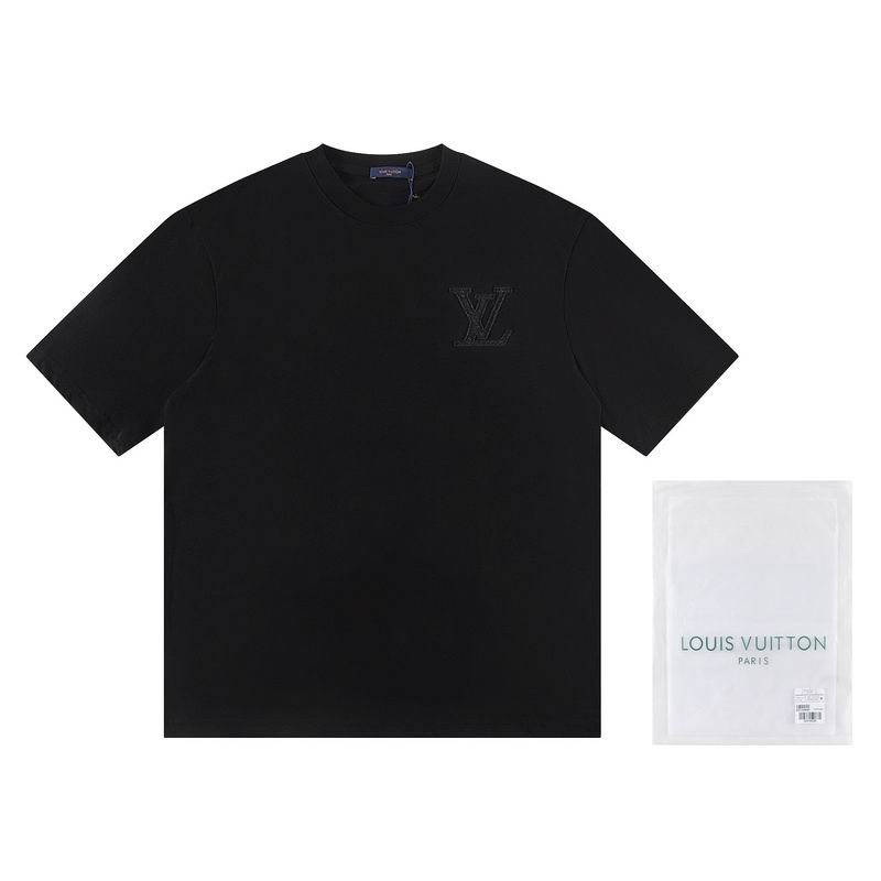 Wholesale High-quality Lv Women's Short Sleeve Crew Neck Replica Designer T-Shirts for sale