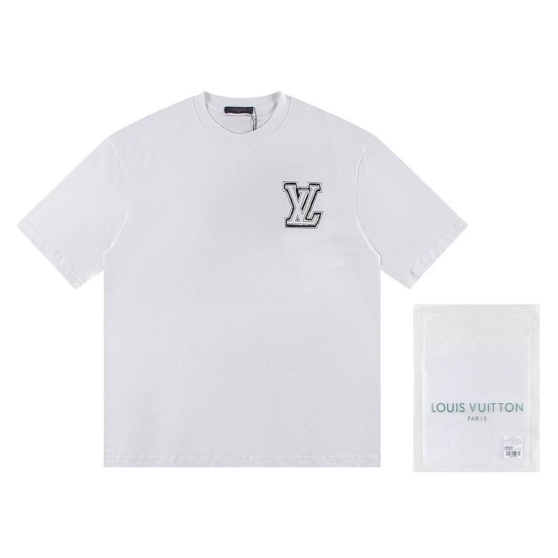 Wholesale High-quality Lv Women's Short Sleeve Crew Neck Replica Designer T-Shirts for sale