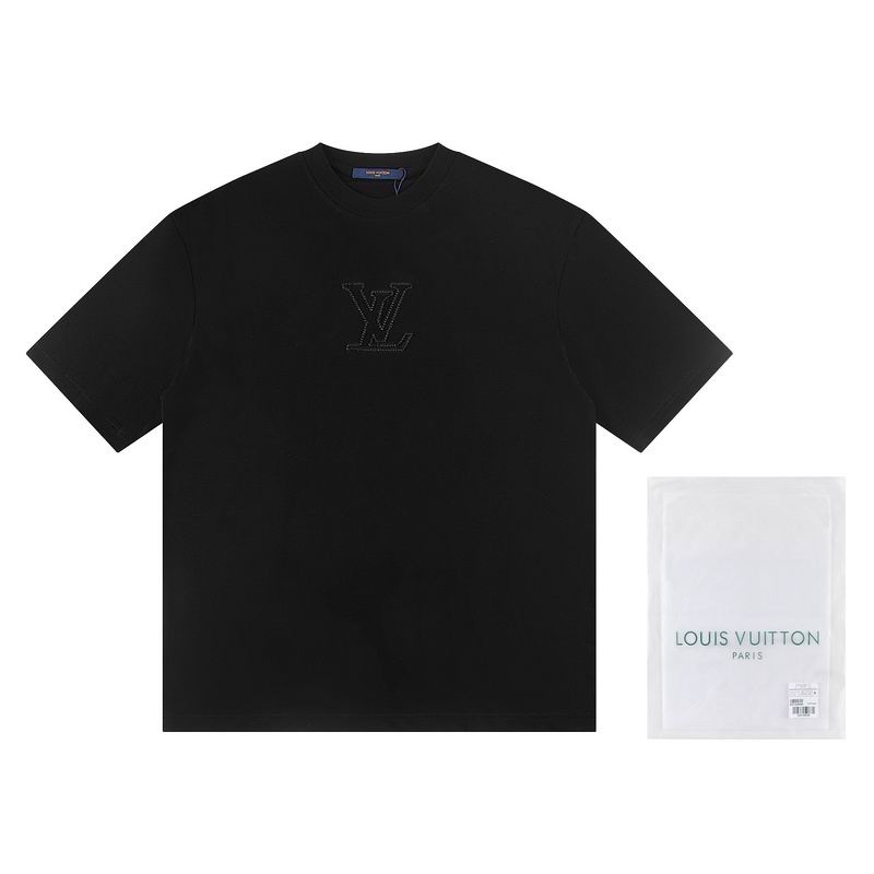 Wholesale High-quality Lv Women's Short Sleeve Crew Neck Replica Designer T-Shirts for sale
