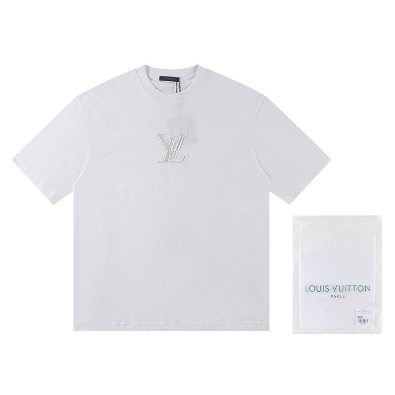 Wholesale High-quality Lv Women's Short Sleeve Crew Neck Replica Designer T-Shirts for sale