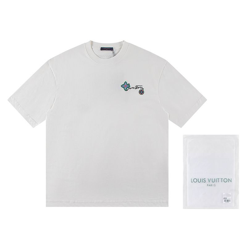 Wholesale High-quality Lv Women's Short Sleeve Crew Neck Replica Designer T-Shirts for sale