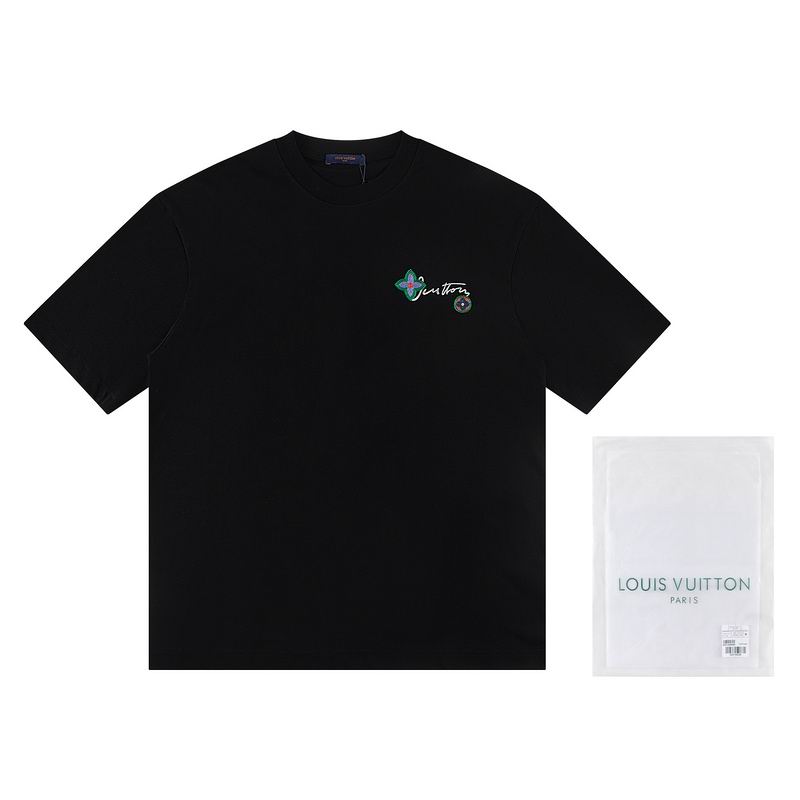 Wholesale High-quality Lv Women's Short Sleeve Crew Neck Replica Designer T-Shirts for sale