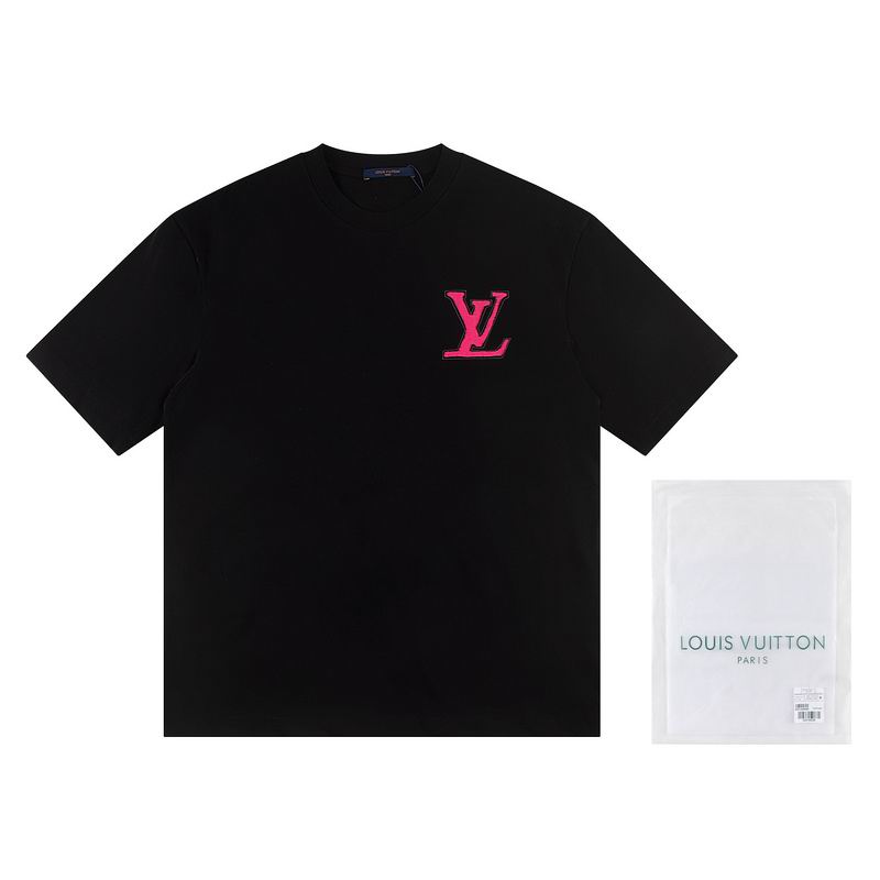 Wholesale High-quality Lv Women's Short Sleeve Crew Neck Replica Designer T-Shirts for sale
