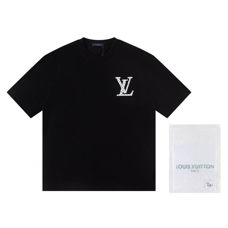 Wholesale High-quality Lv Women's Short Sleeve Crew Neck Replica Designer T-Shirts for sale