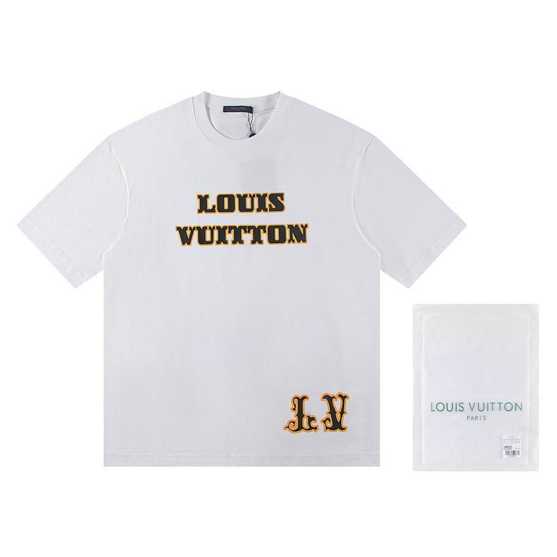 Wholesale High-quality Lv Women's Short Sleeve Crew Neck Replica Designer T-Shirts for sale