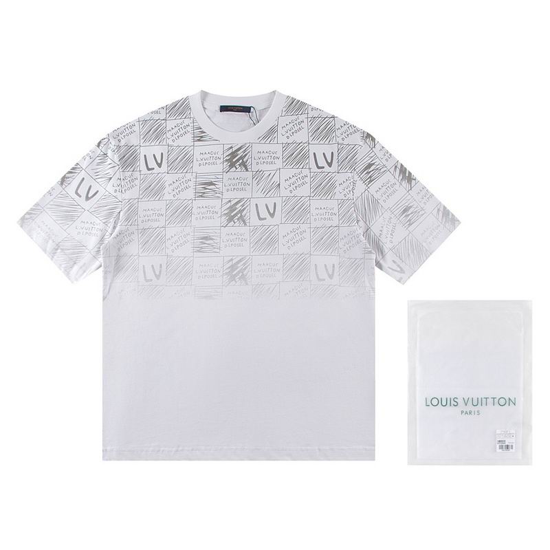 Wholesale High-quality Lv Women's Short Sleeve Crew Neck Replica Designer T-Shirts for sale