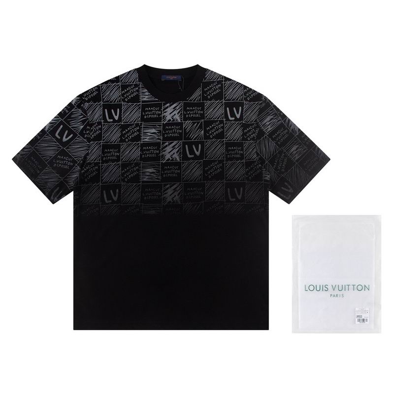 Wholesale High-quality Lv Women's Short Sleeve Crew Neck Replica Designer T-Shirts for sale
