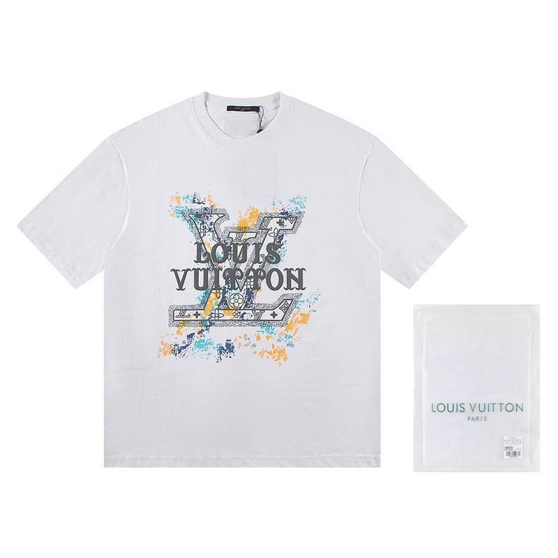 Wholesale High-quality Lv Women's Short Sleeve Crew Neck Replica Designer T-Shirts for sale