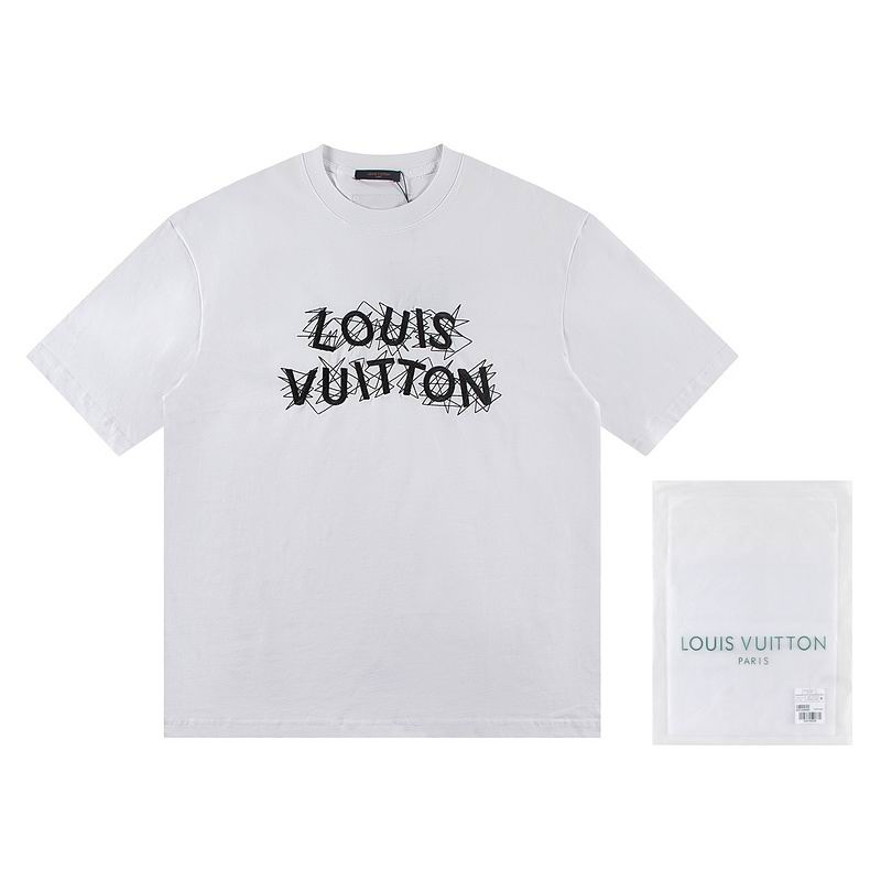Wholesale High-quality Lv Women's Short Sleeve Crew Neck Replica Designer T-Shirts for sale