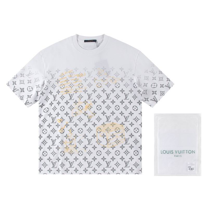 Wholesale High-quality Lv Women's Short Sleeve Crew Neck Replica Designer T-Shirts for sale