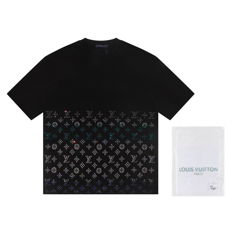 Wholesale High-quality Lv Women's Short Sleeve Crew Neck Replica Designer T-Shirts for sale