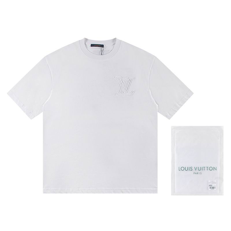 Wholesale High-quality Lv Women's Short Sleeve Crew Neck Replica Designer T-Shirts for sale