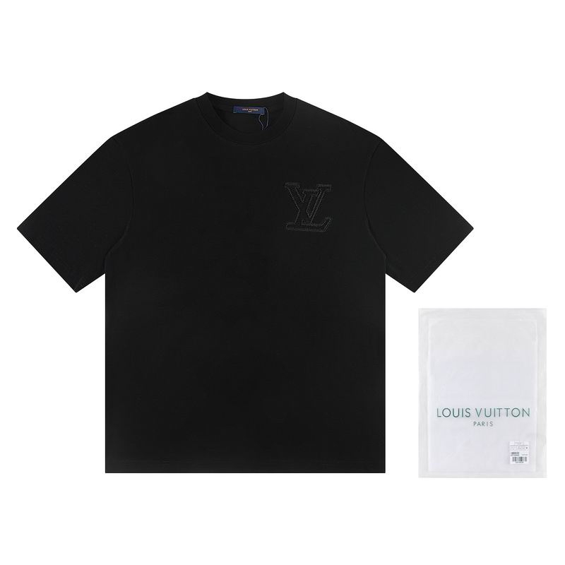 Wholesale High-quality Lv Women's Short Sleeve Crew Neck Replica Designer T-Shirts for sale