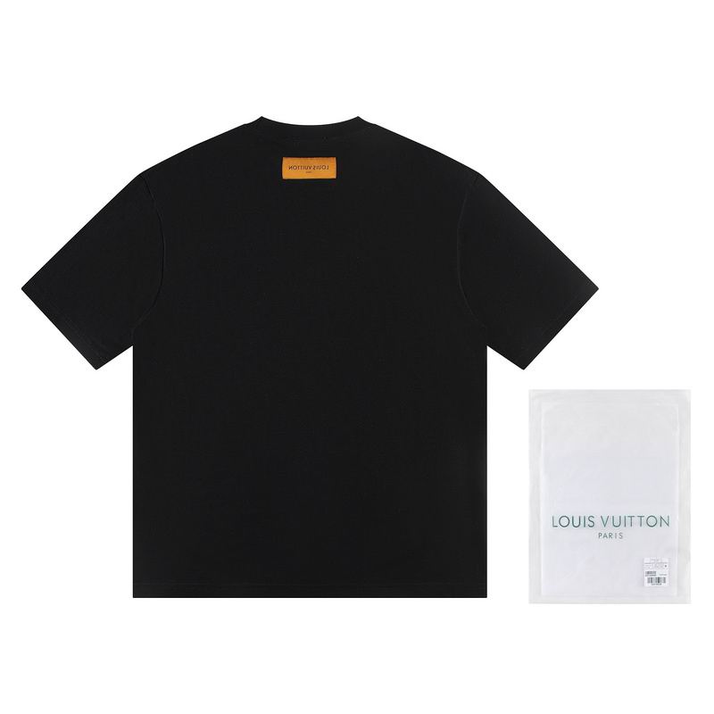 Wholesale High-quality Lv Women's Short Sleeve Crew Neck Replica Designer T-Shirts for sale