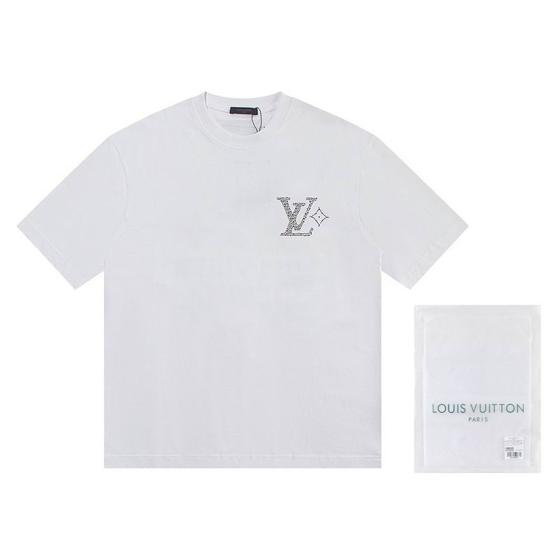 Wholesale High-quality Lv Women's Short Sleeve Crew Neck Replica Designer T-Shirts for sale