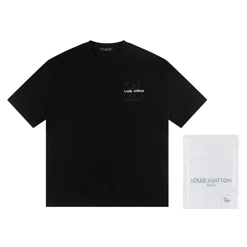 Wholesale High-quality Lv Women's Short Sleeve Crew Neck Replica Designer T-Shirts for sale