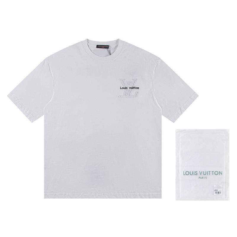 Wholesale High-quality Lv Women's Short Sleeve Crew Neck Replica Designer T-Shirts for sale