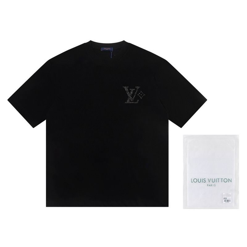 Wholesale High-quality Lv Women's Short Sleeve Crew Neck Replica Designer T-Shirts for sale