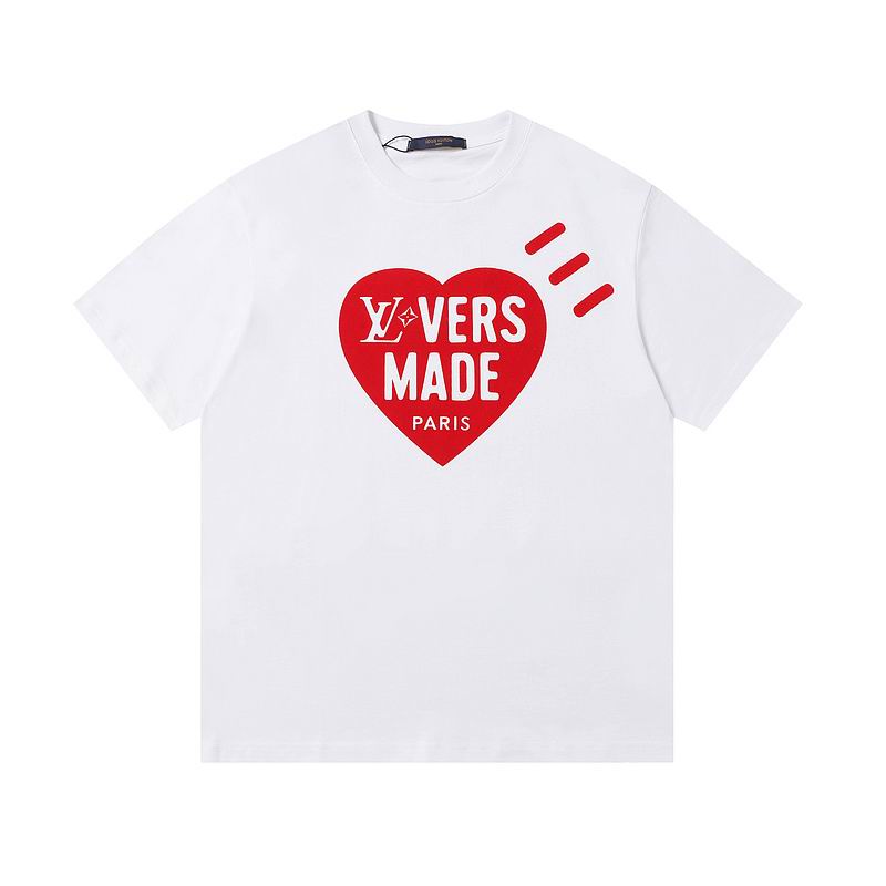 Wholesale High-quality Cheap LV Short Sleeve Crew Neck T-Shirts for sale