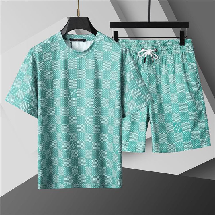 Wholesale Cheap High Quality LV Short Sleeve Designer Tracksuits for Sale