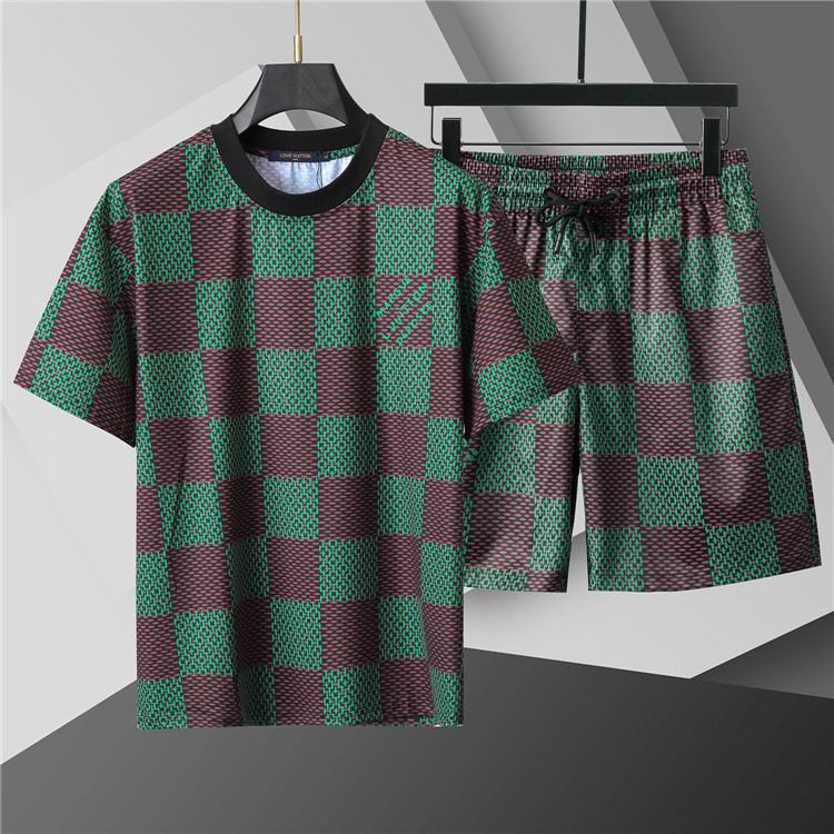 Wholesale Cheap High Quality LV Short Sleeve Designer Tracksuits for Sale