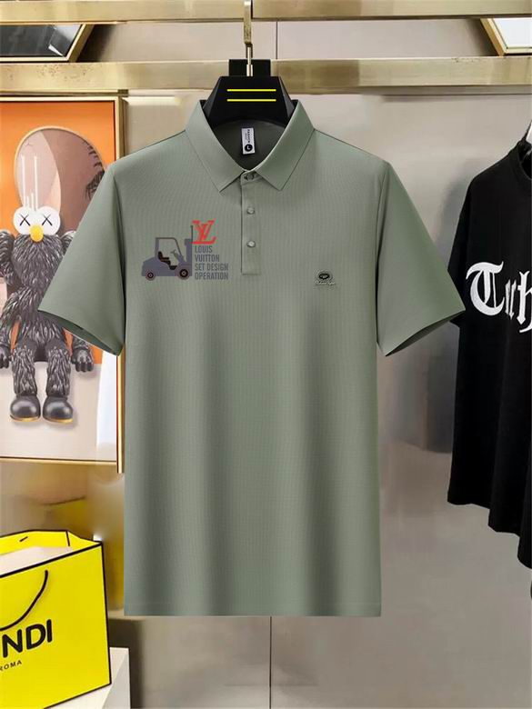 Wholesale High-quality Cheap LV Short Sleeve Lapel men's T-Shirts for sale