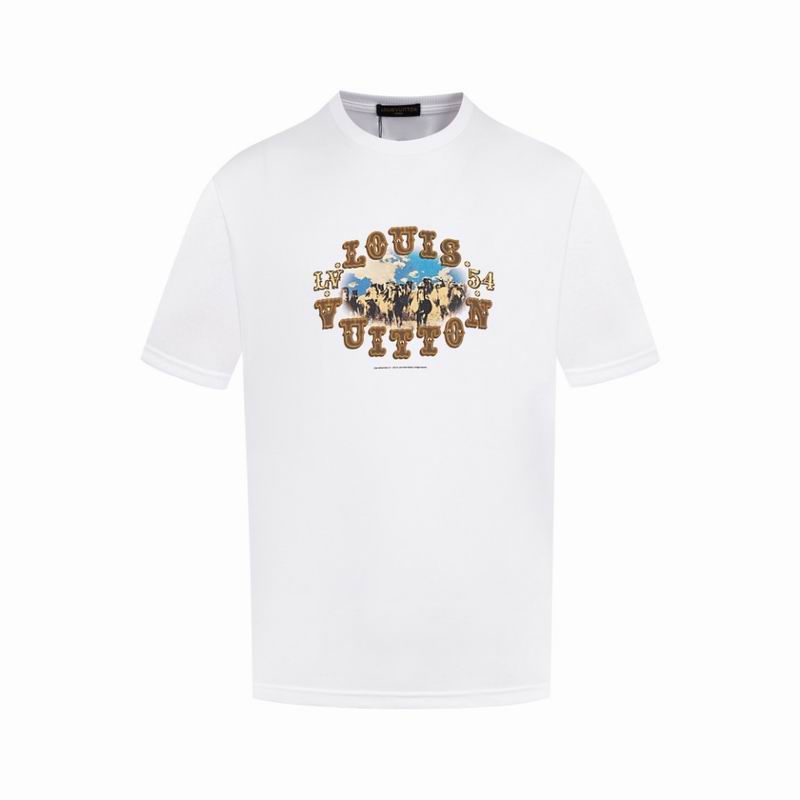 Wholesale High-quality Fashion Louis Vuitton Short Sleeve Replica T Shirts for sale