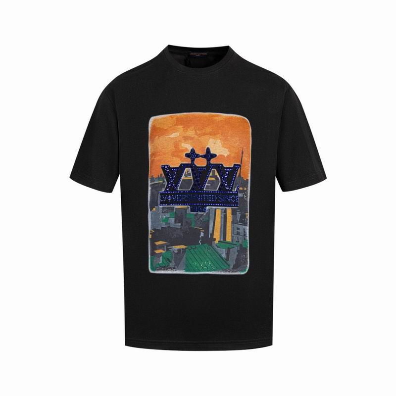Wholesale High-quality Fashion Louis Vuitton Short Sleeve Replica T Shirts for sale