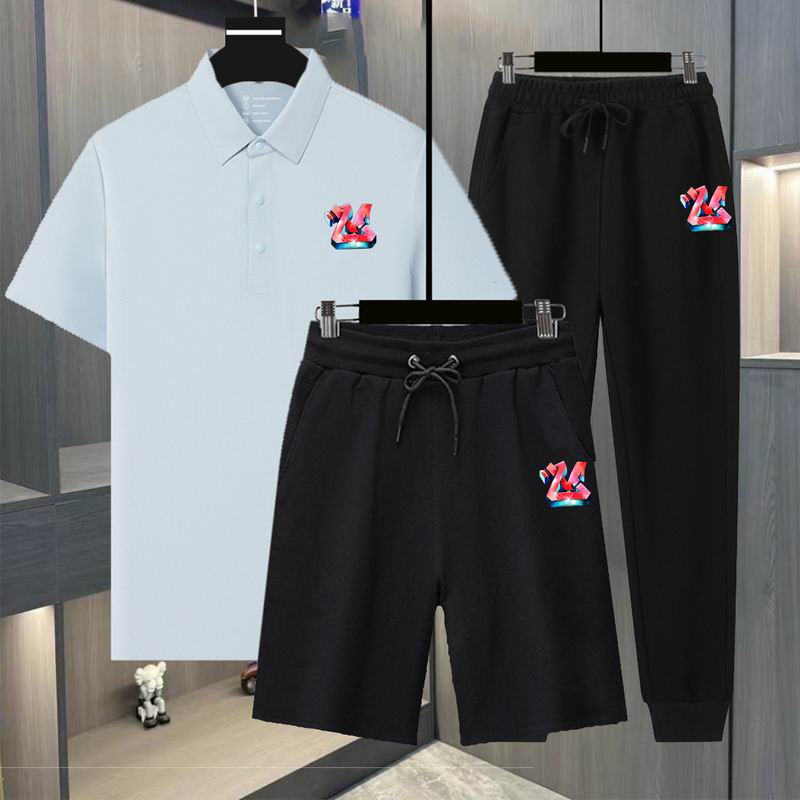 Wholesale High-quality LV Short Sleeve Replica Designer Tracksuits for sale