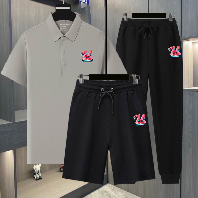 Wholesale High-quality LV Short Sleeve Replica Designer Tracksuits for sale