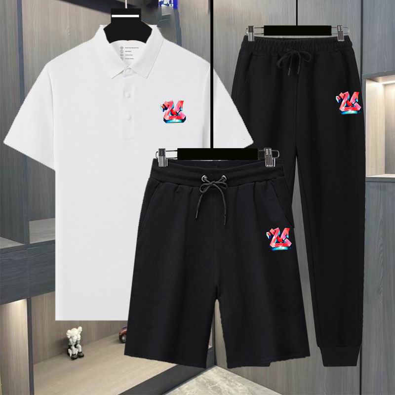 Wholesale High-quality LV Short Sleeve Replica Designer Tracksuits for sale