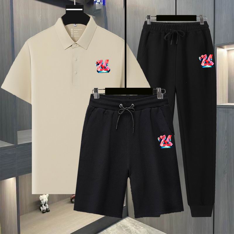 Wholesale High-quality LV Short Sleeve Replica Designer Tracksuits for sale