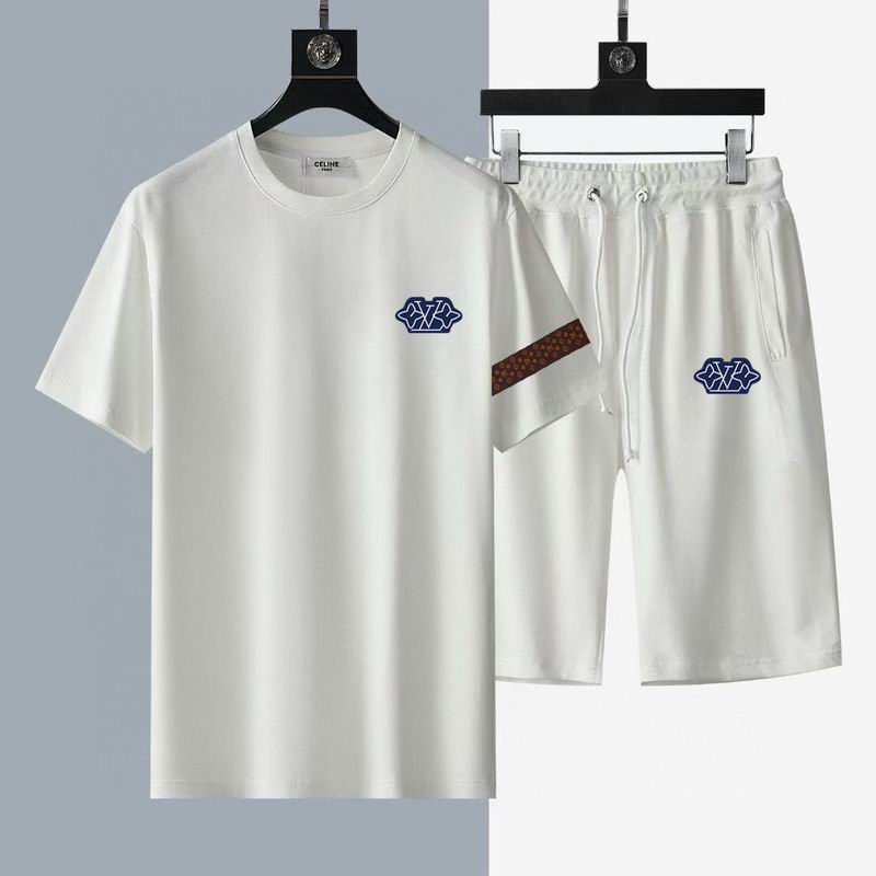 Wholesale High-quality LV Short Sleeve Replica Designer Tracksuits for sale
