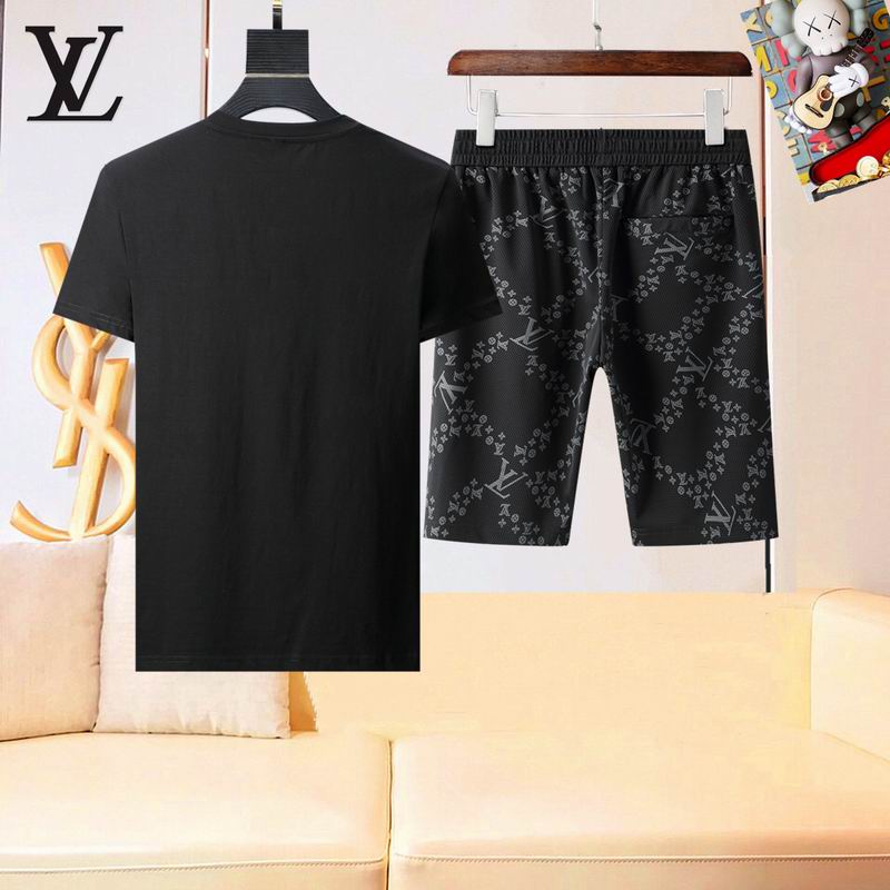 Wholesale High-quality Cheap LV men's Short Sleeve Designer Tracksuits for sale