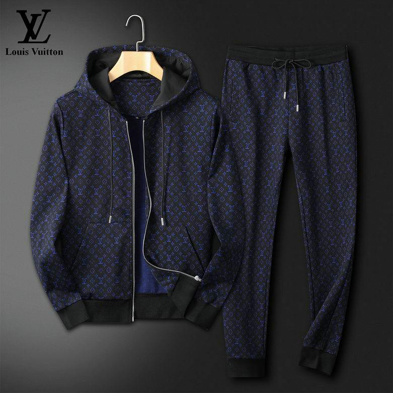 Wholesale Cheap Louis Vuitton Long Sleeve men Tracksuits for Sale