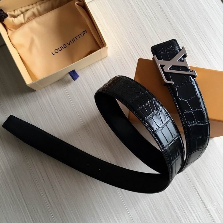 Wholesale Cheap Lv Leather Belts AAAA+ for sale