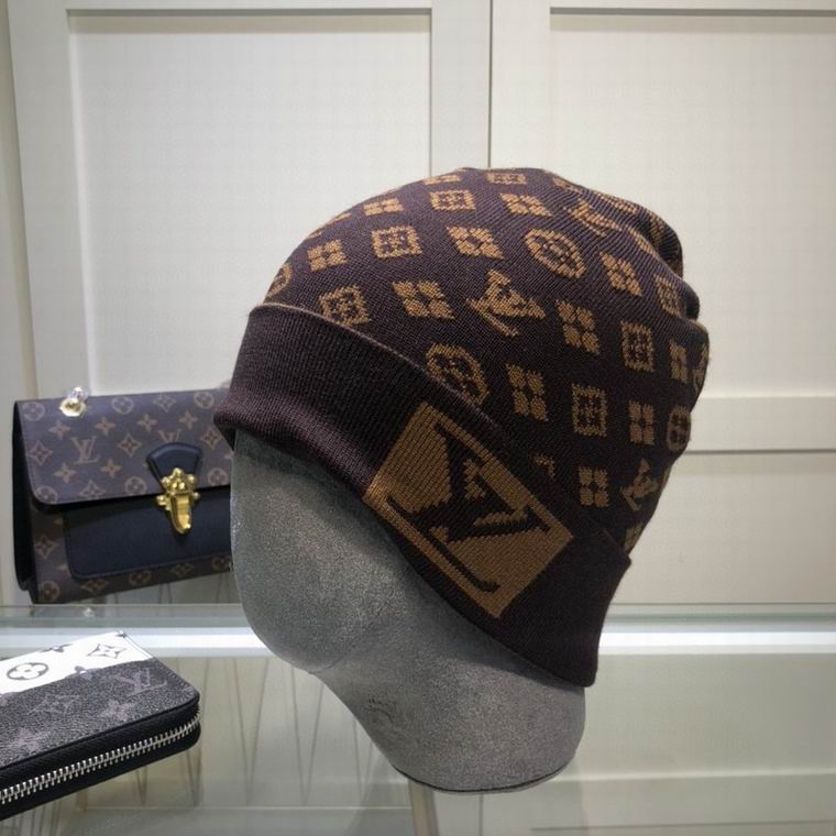 Wholesale Cheap Lv Designer Cashmere Beanies for Sale