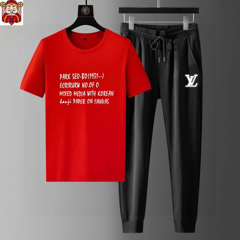 Wholesale High-quality Cheap Louis Vuitton Short Sleeve Replica Designer Tracksuits for sale