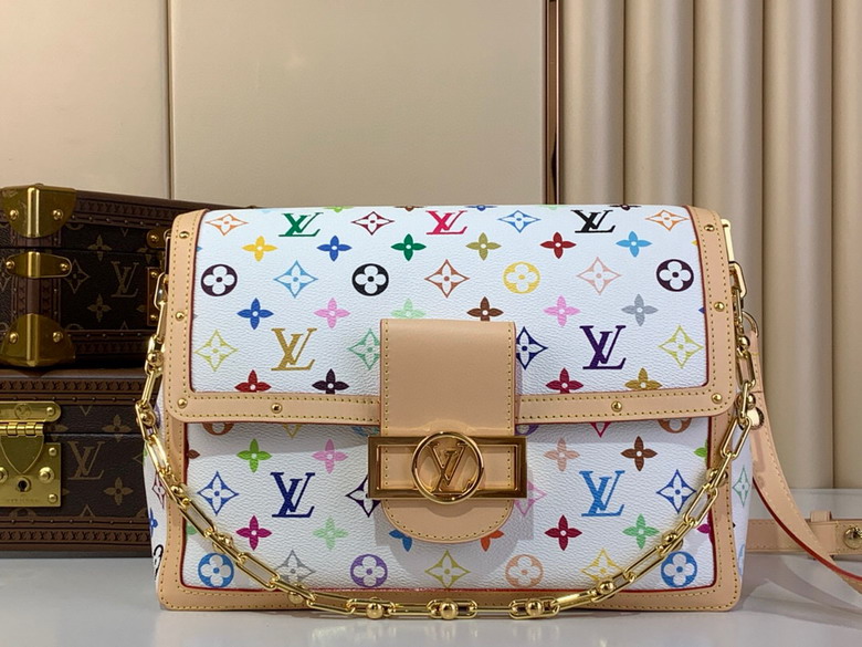 Wholesale AAA Louis Vuitton x TM Dauphine Soft GM Monogram Canvas Bags for Sale