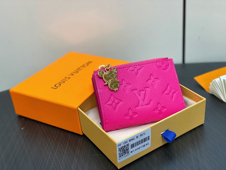 Wholesale AAA Louis Vuitton x TM Monogram Empreinte Leather Lisa wallets for Sale