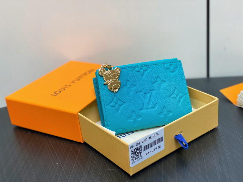 Wholesale AAA Louis Vuitton x TM Monogram Empreinte Leather Lisa wallets for Sale