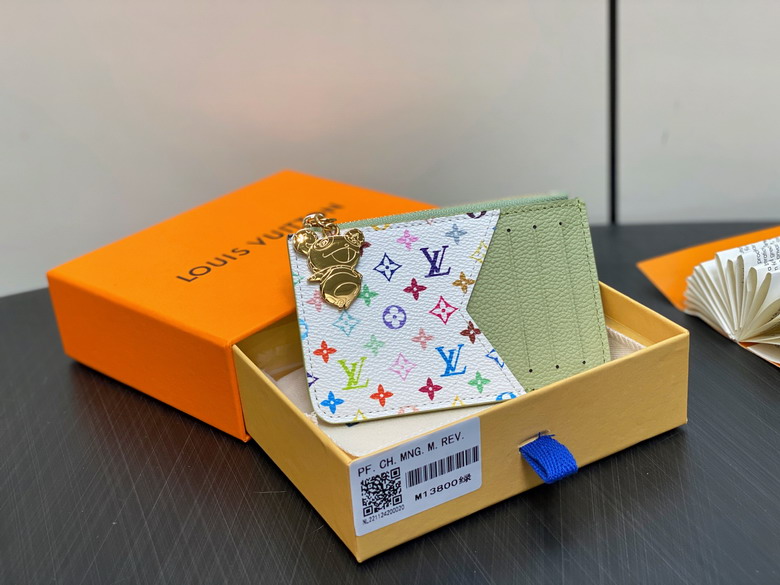 Wholesale AAA Louis Vuitton x TM Monogram Empreinte Leather Romy Card Holder for Sale