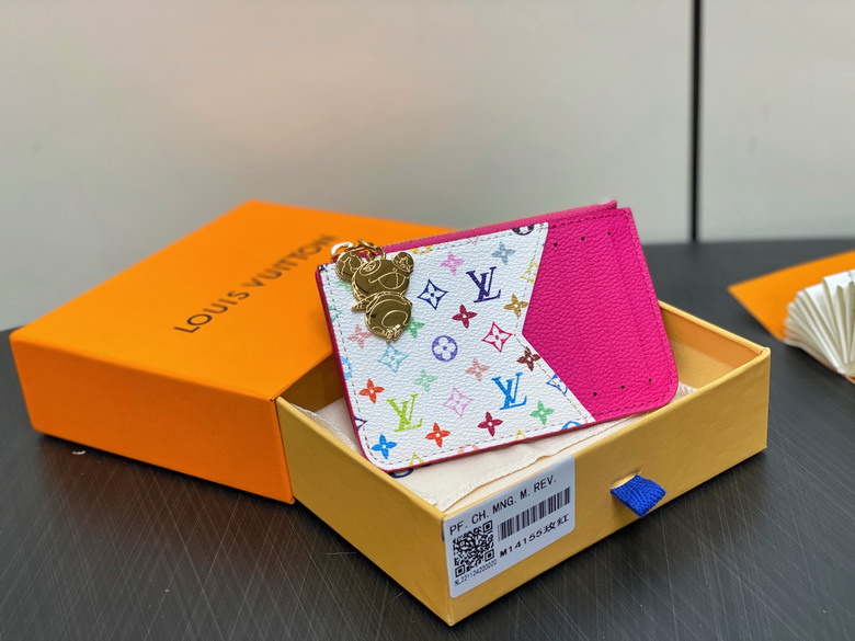 Wholesale AAA Louis Vuitton x TM Monogram Empreinte Leather Romy Card Holder for Sale