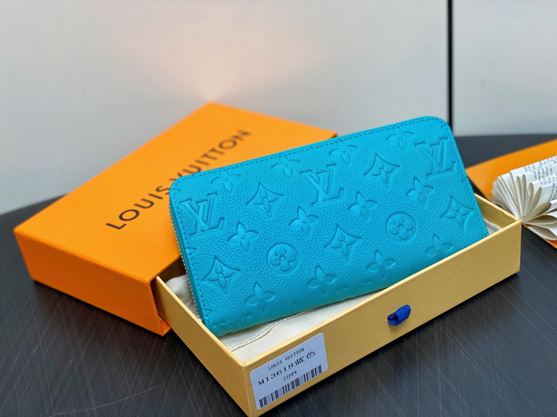 Wholesale AAA Louis Vuitton x TM Zippy Monogram Empreinte Leather wallets for Sale