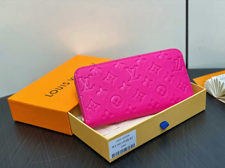 Wholesale AAA Louis Vuitton x TM Zippy Monogram Empreinte Leather wallets for Sale