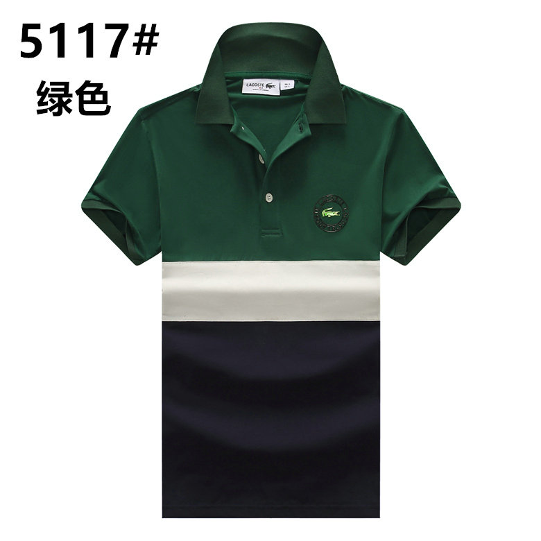 Wholesale Cheap Lacoste Short Sleeve Lapel T Shirts for Sale