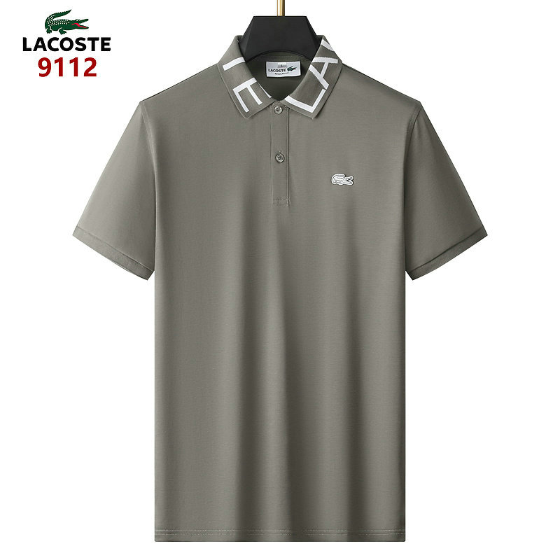 Wholesale Cheap Lacoste Short Sleeve Lapel T Shirts for Sale